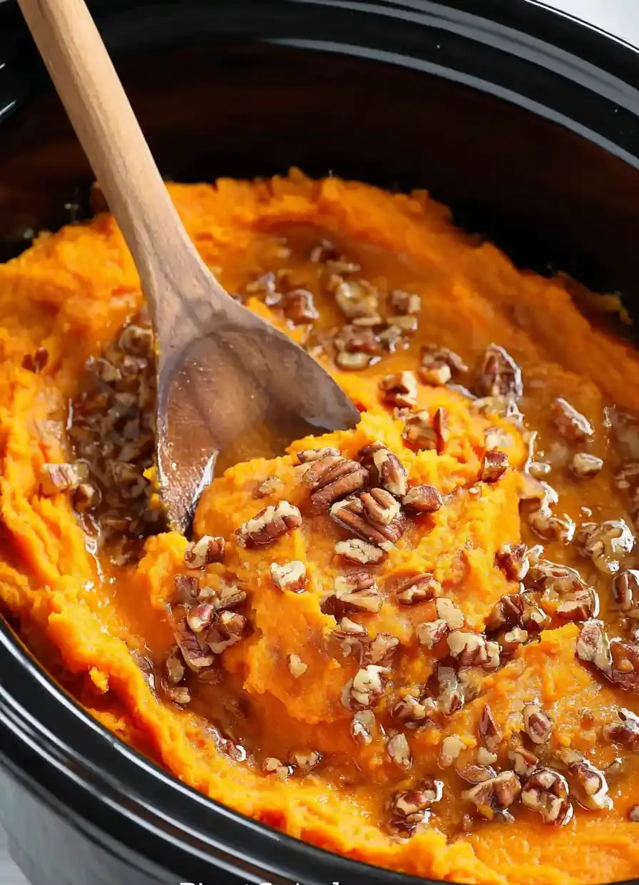 Crockpot Sweet Potato Casserole Crockpot Sweet Potato Casserole compressed e1760107107159