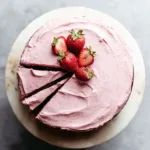 The Best Homemade Strawberry Cake with Cream Cheese Frosting 1 strawberry cake 150x150 1