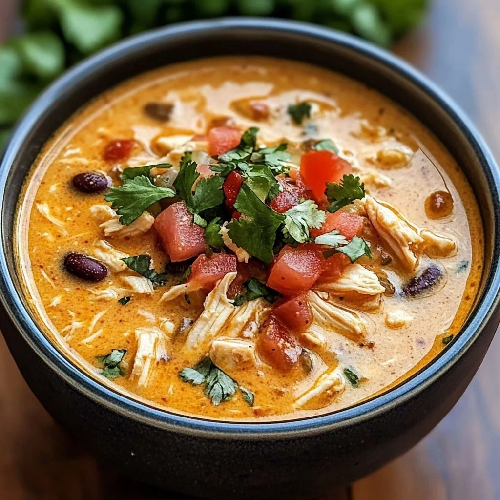 Creamy Chicken Enchilada Soup 1 Creamy Chicken Enchilada Soup