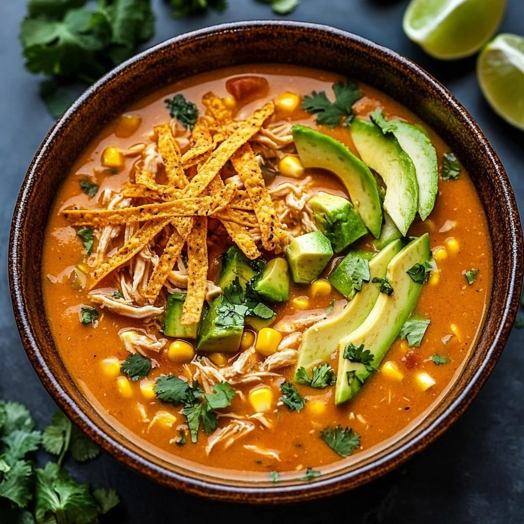 Bowl of award-winning white chicken chili topped with cilantro and cheese