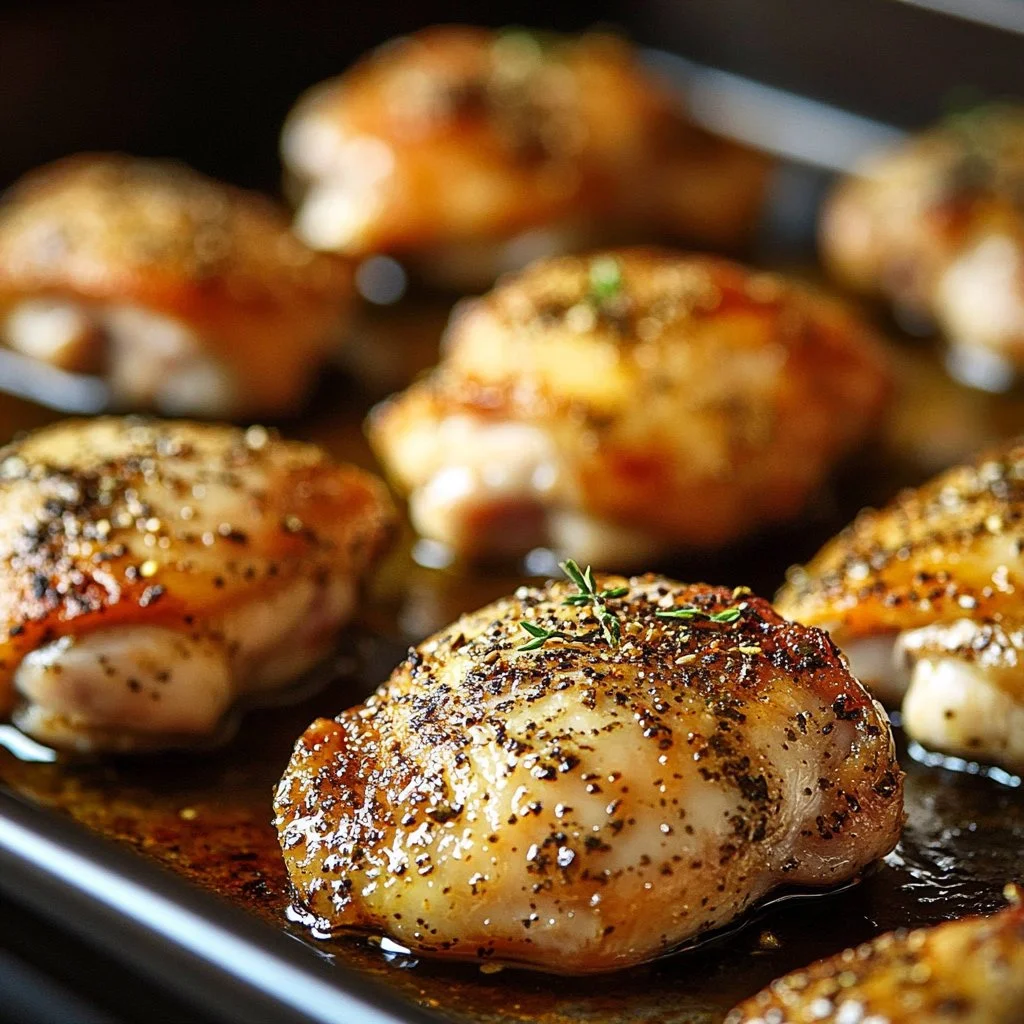 Baked boneless skinless chicken breast in the oven with herbs and spices
