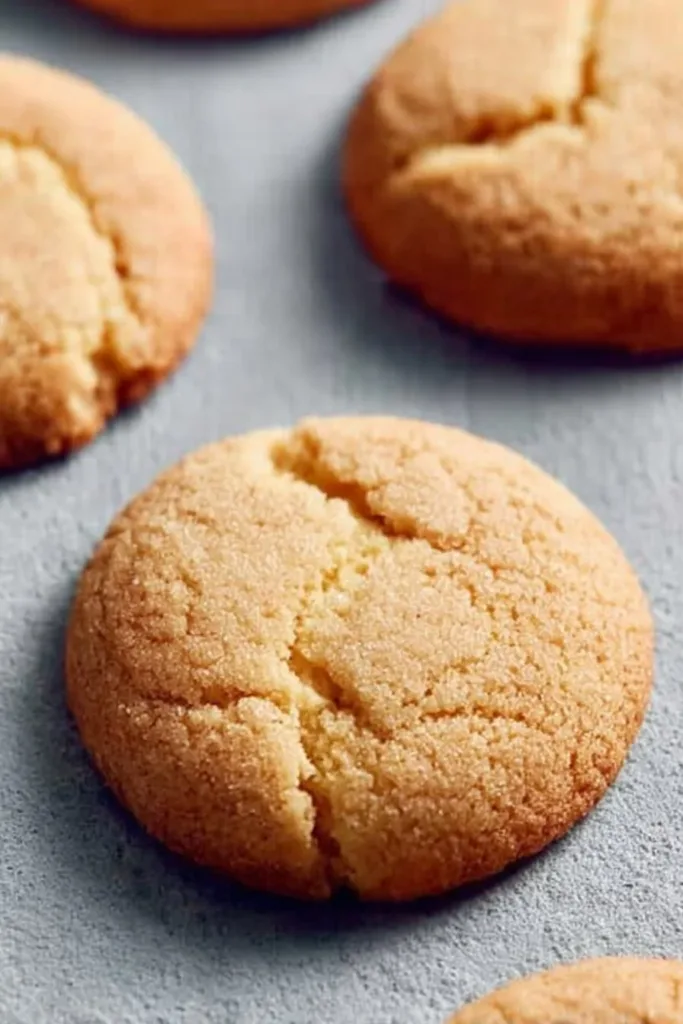 Delicious classic soft and chewy sugar cookies on a plate