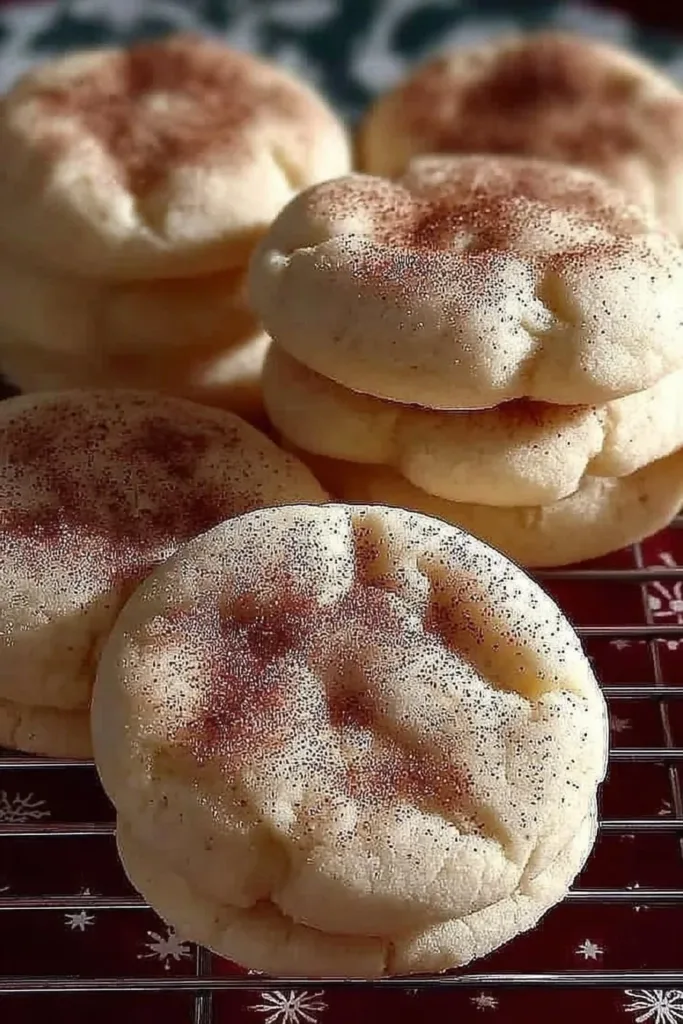 Classic sugar cookies baked to perfection with a golden brown finish.