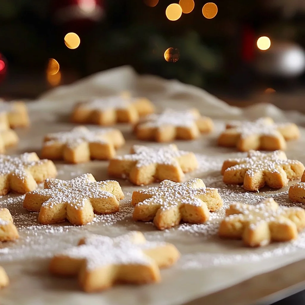 Freshly baked classic sugar cookies on a cooling rack