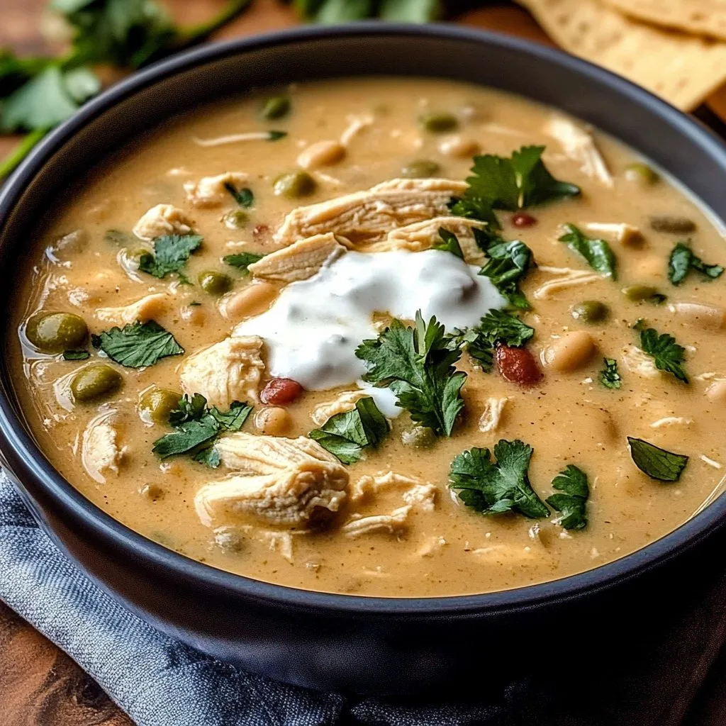 Creamy White Chicken Chili