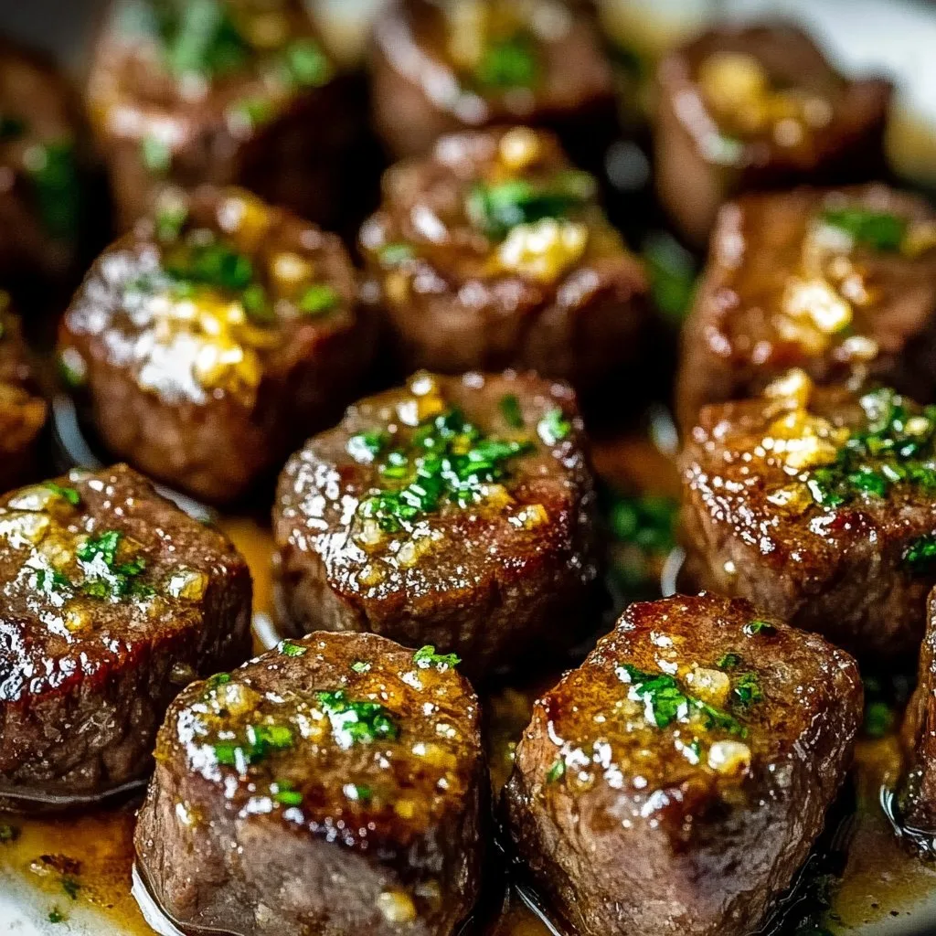 Garlic Butter Air Fryer Steak Bites 1 Garlic Butter Air Fryer Steak Bites