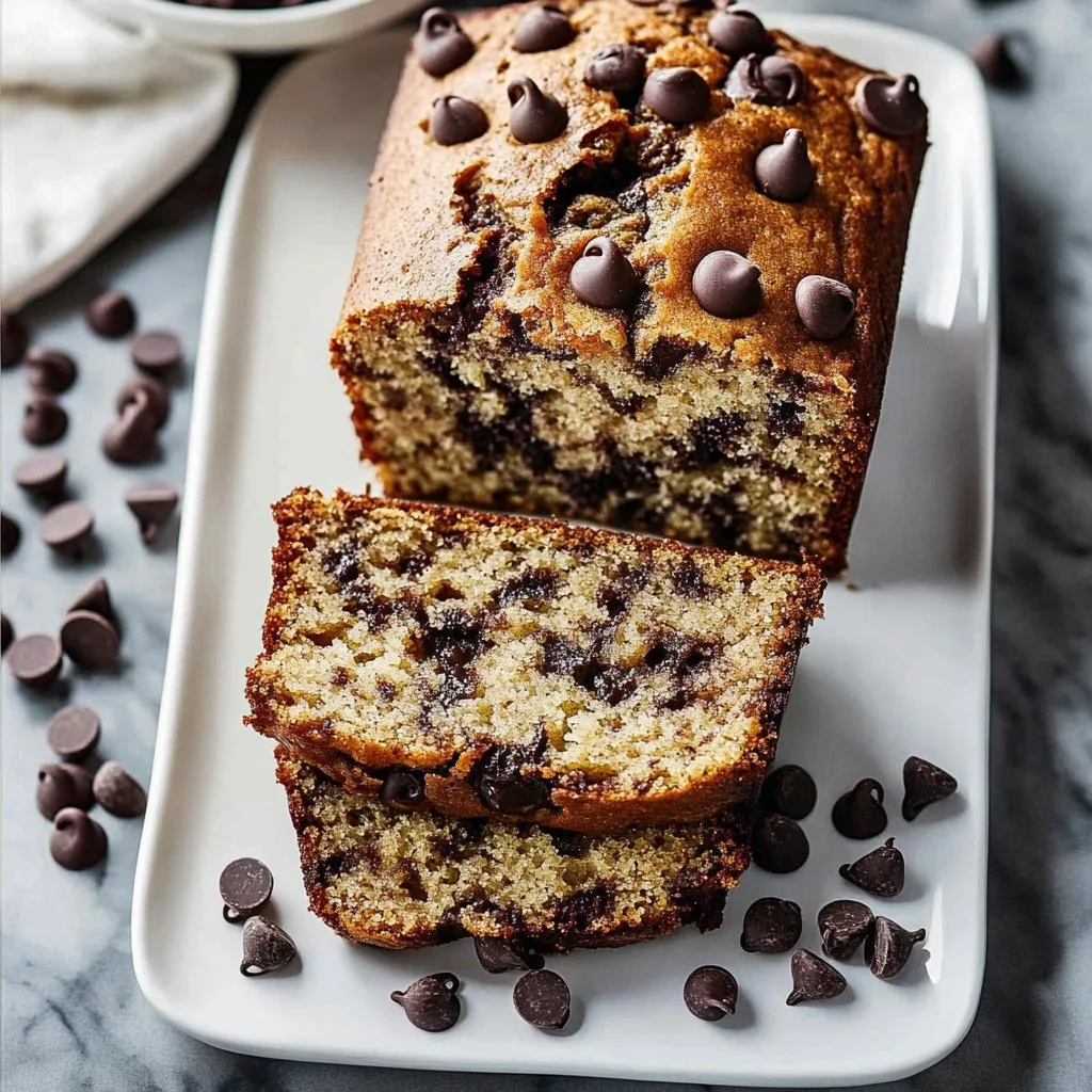 Super Moist Chocolate Chip Banana Bread