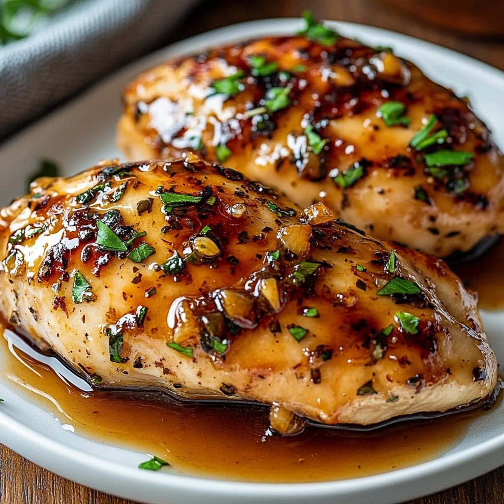 Honey Garlic Chicken Breasts
