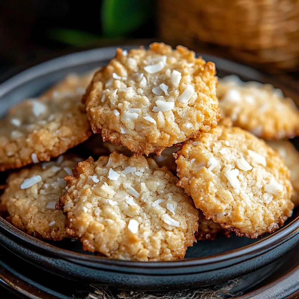 Chewy Coconut Cookies