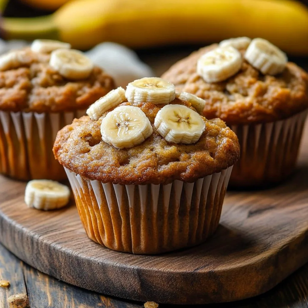 Quick and Easy Banana Muffins