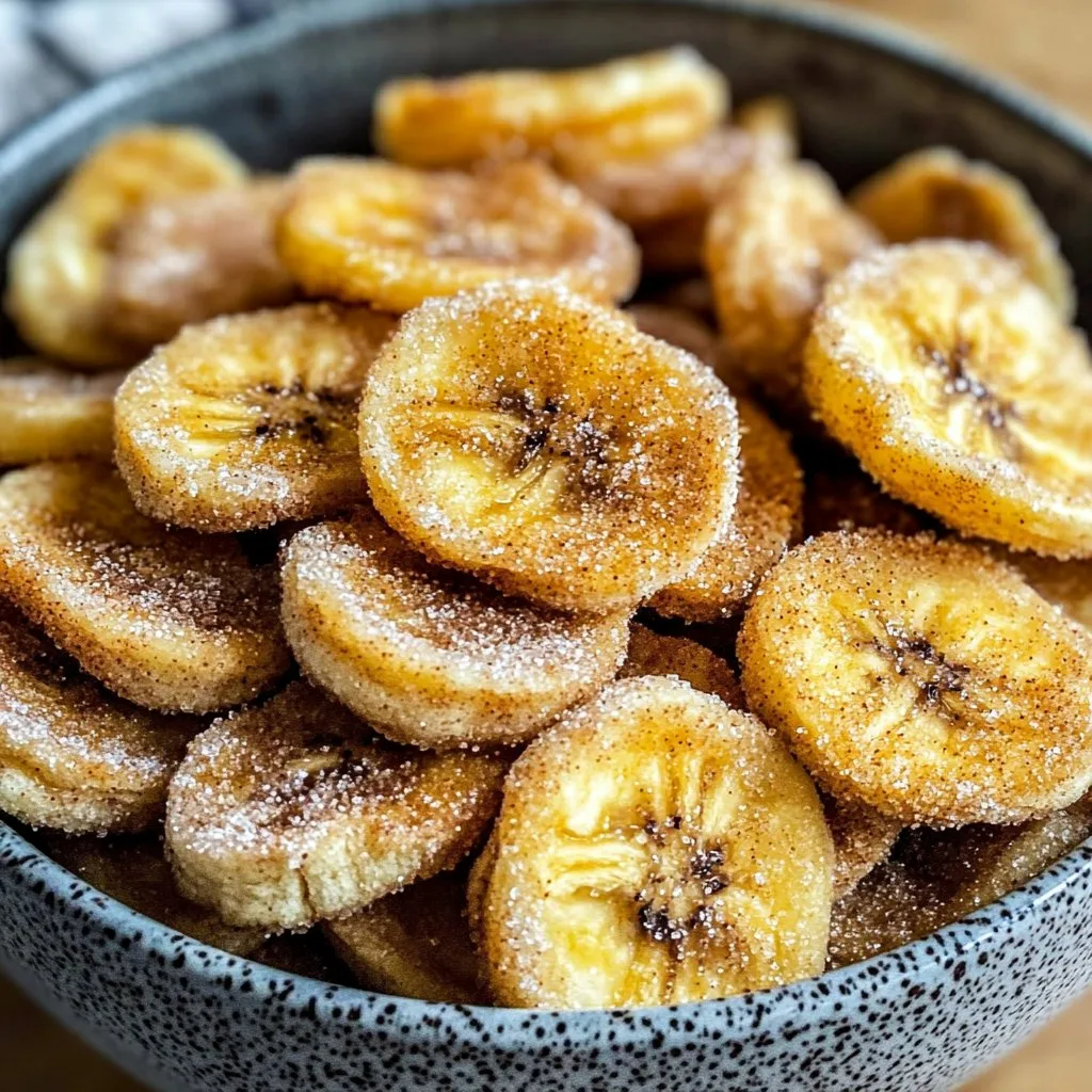 Cinnamon-Sugar Air Fryer Banana Chips 1 Cinnamon-Sugar Air Fryer Banana Chips