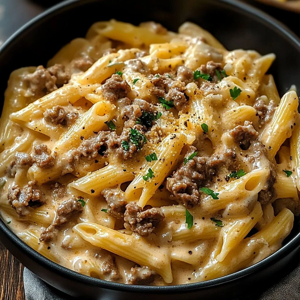 Creamy Beef Pasta