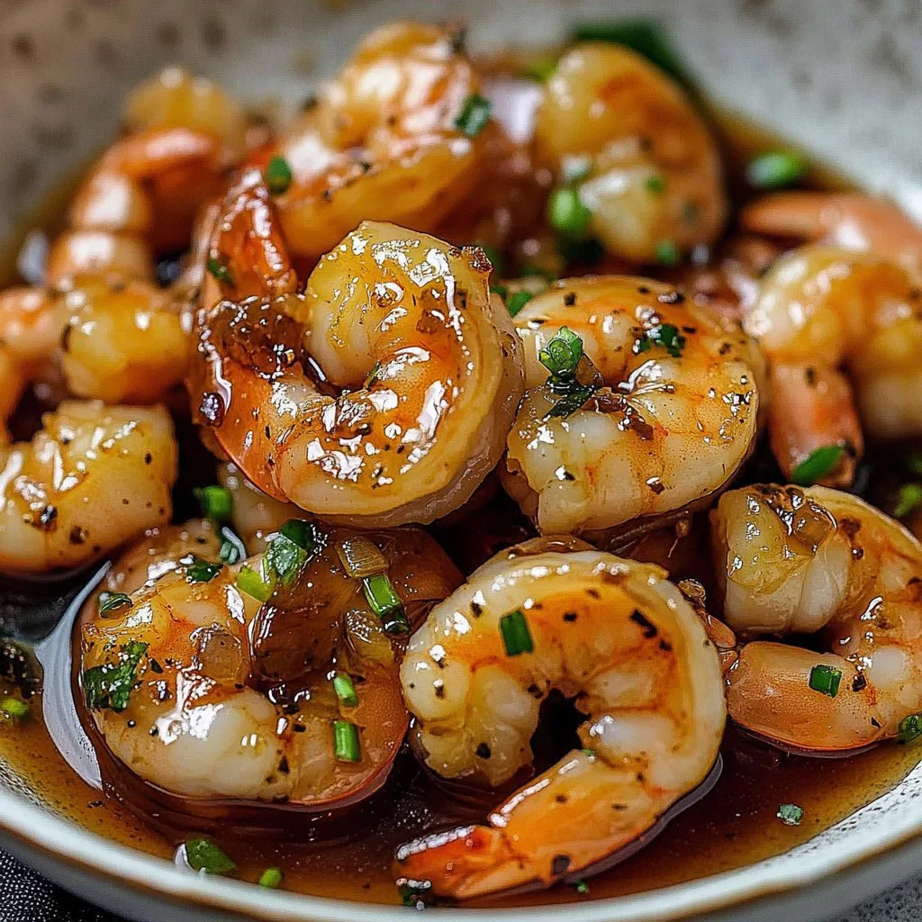 High-Protein Honey Garlic Shrimp
