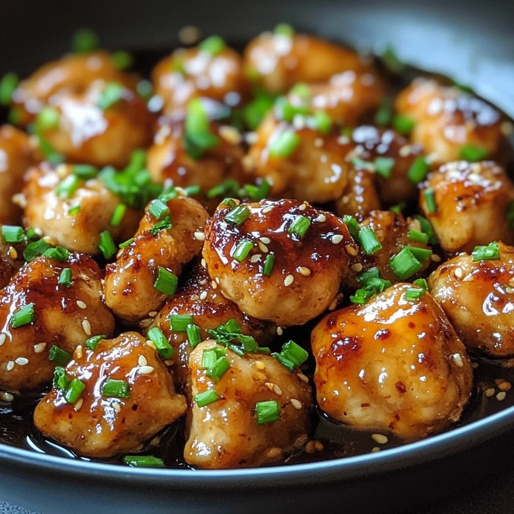 Savory honey garlic chicken dish cooked in 30 minutes for a quick meal.