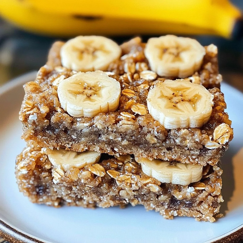 Banana Oatmeal Bars