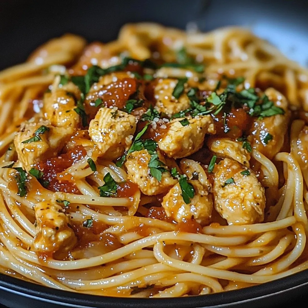 Monterey Chicken Spaghetti