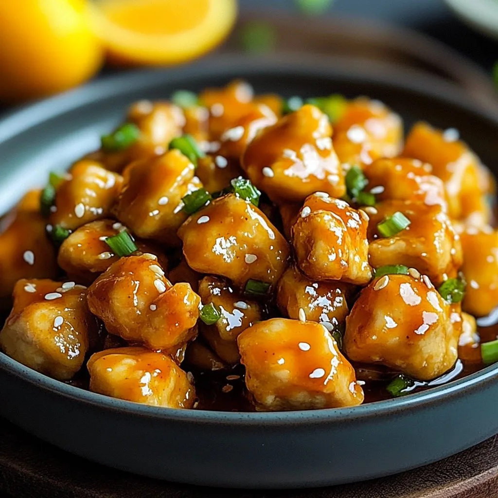 Quick Healthy Orange Chicken