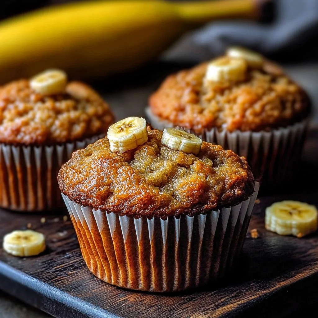 Simple Banana Bread Muffins