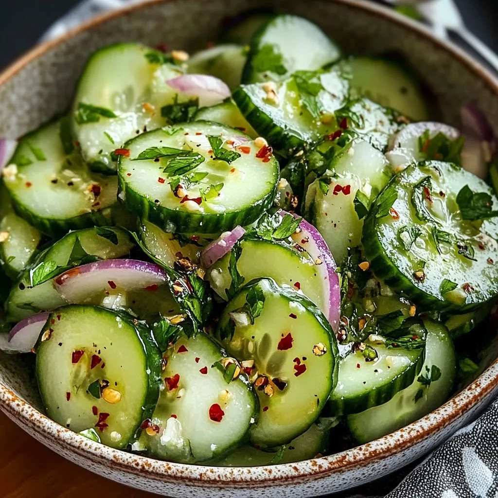 Flavor-Packed Cucumber Salad 1 Easy Flavor-Packed Cucumber Salad