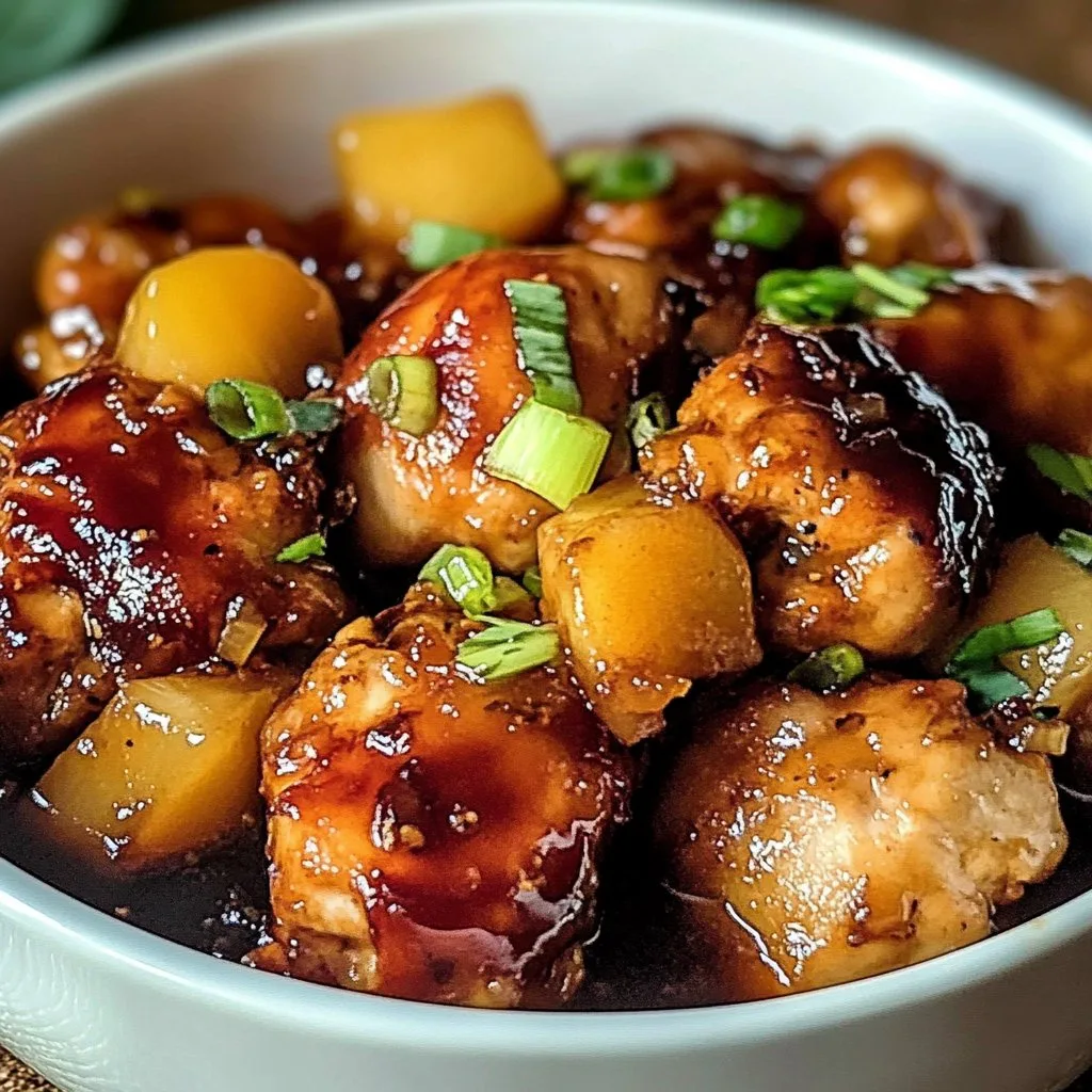 Sweet Hawaiian Crock Pot Chicken