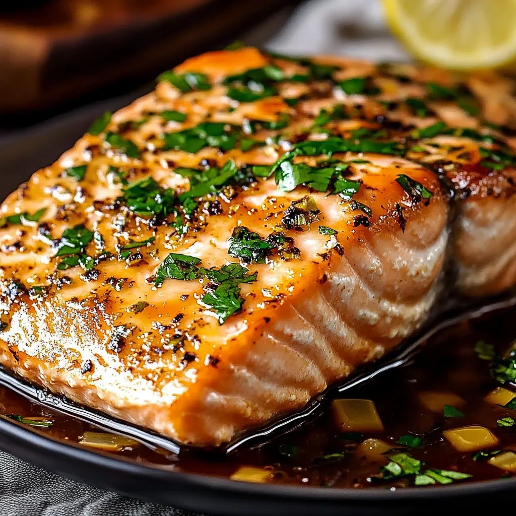 Texas Roadhouse Style Baked Salmon