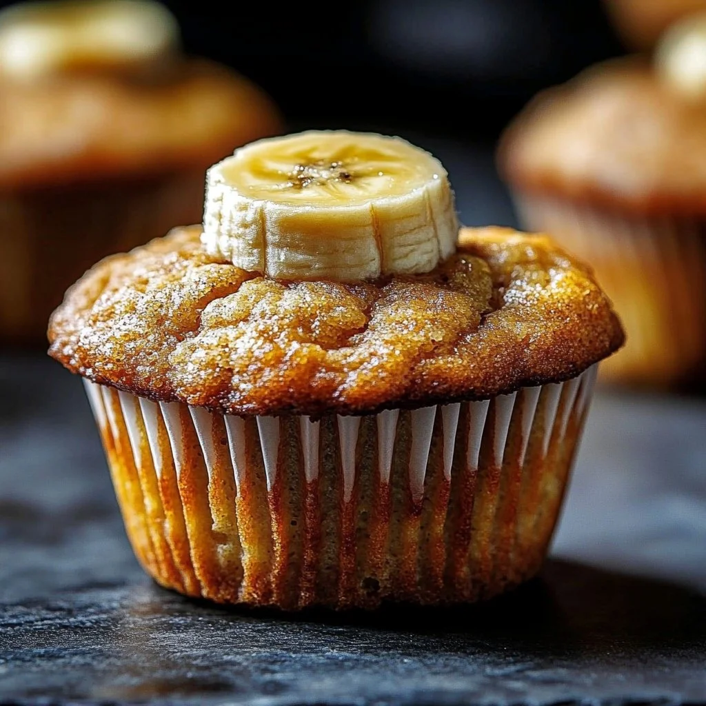 Freshly baked ultimate banana muffins on a cooling rack