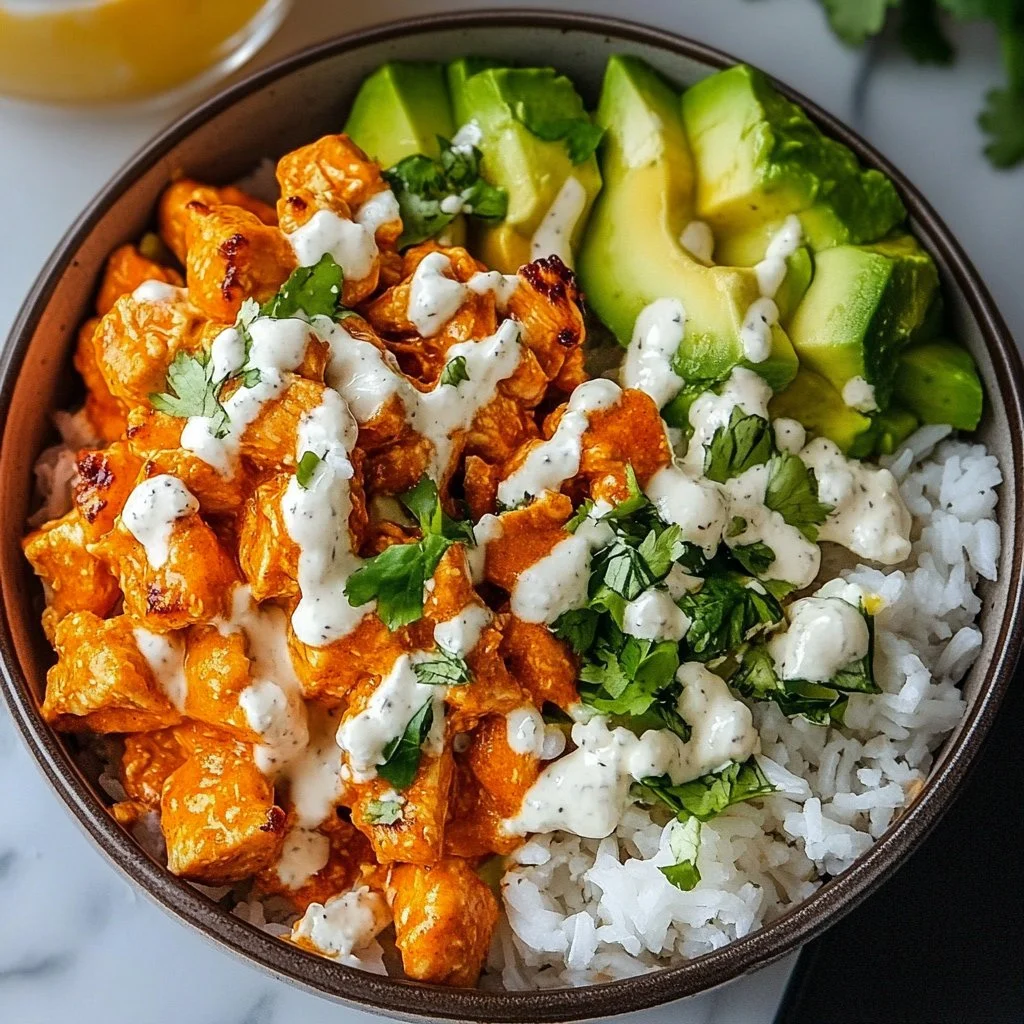 Buffalo Chicken Bowls 1 Buffalo Chicken Bowls