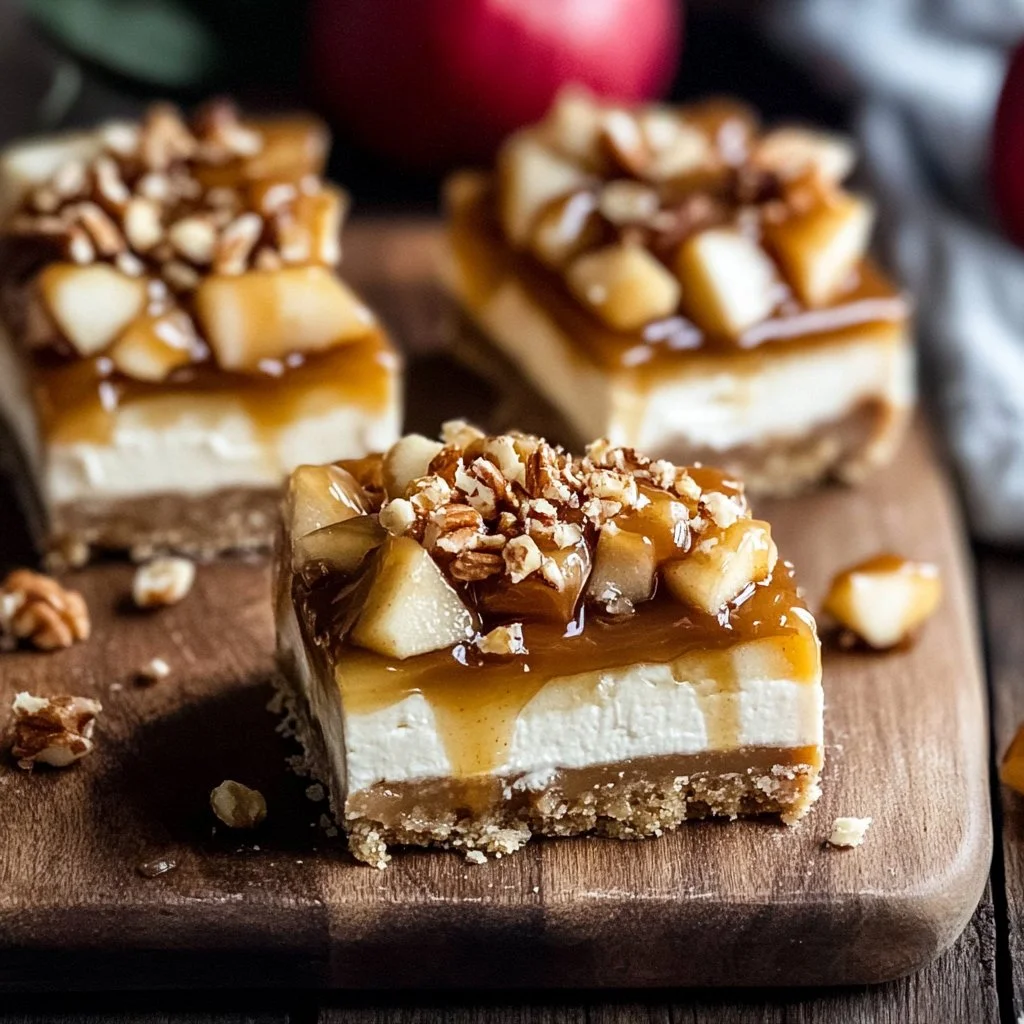 Caramel Apple Cheesecake Bars 1 Caramel Apple Cheesecake Bars