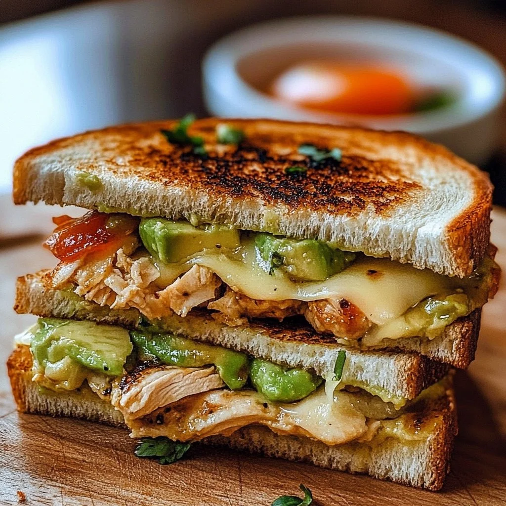 Chicken Avocado Melt 1 Chicken Avocado Melt