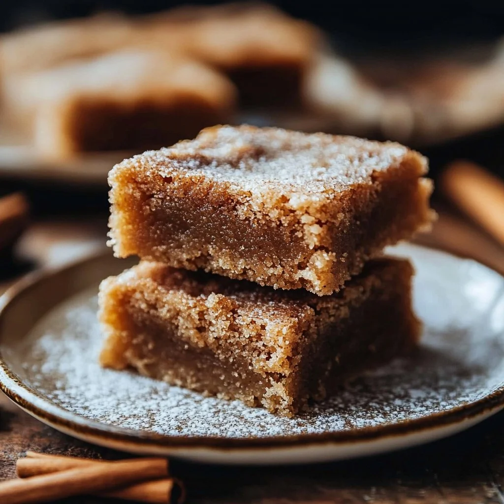 Cinnamon Sugar Blondies 1 Cinnamon Sugar Blondies
