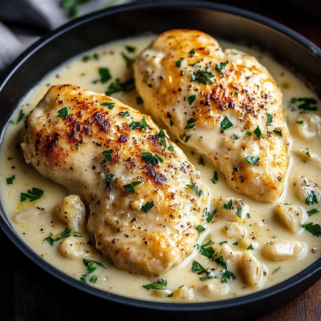 Creamy Garlic Parmesan Chicken Breast 1 Creamy Garlic Parmesan Chicken Breast