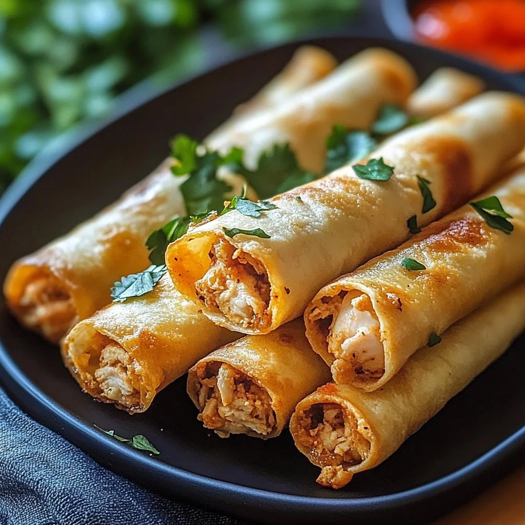 Crispy Chicken Taquitos 1 Crispy Chicken Taquitos