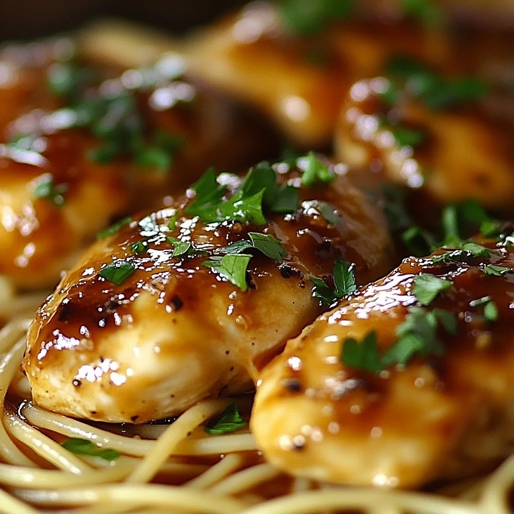 Crock Pot Angel Chicken served with herbs and spices in a bowl.