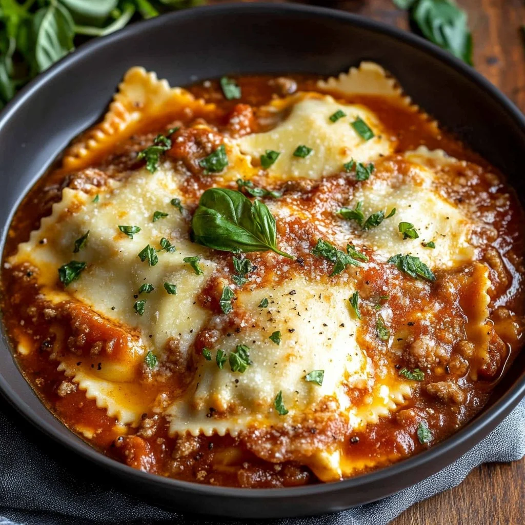 Crockpot Ravioli Lasagna 1 Crockpot Ravioli Lasagna