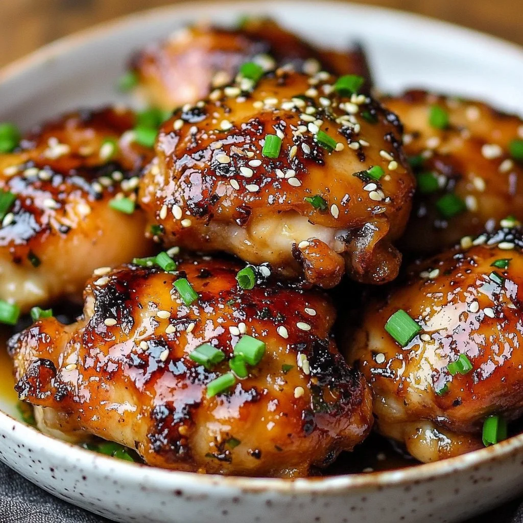 Easy Soy Garlic Chicken Thighs