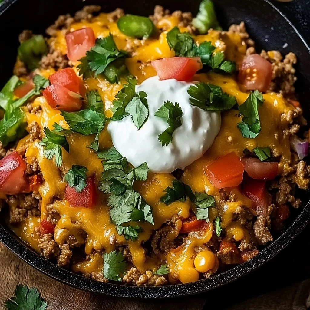 Ground Turkey Taco Skillet