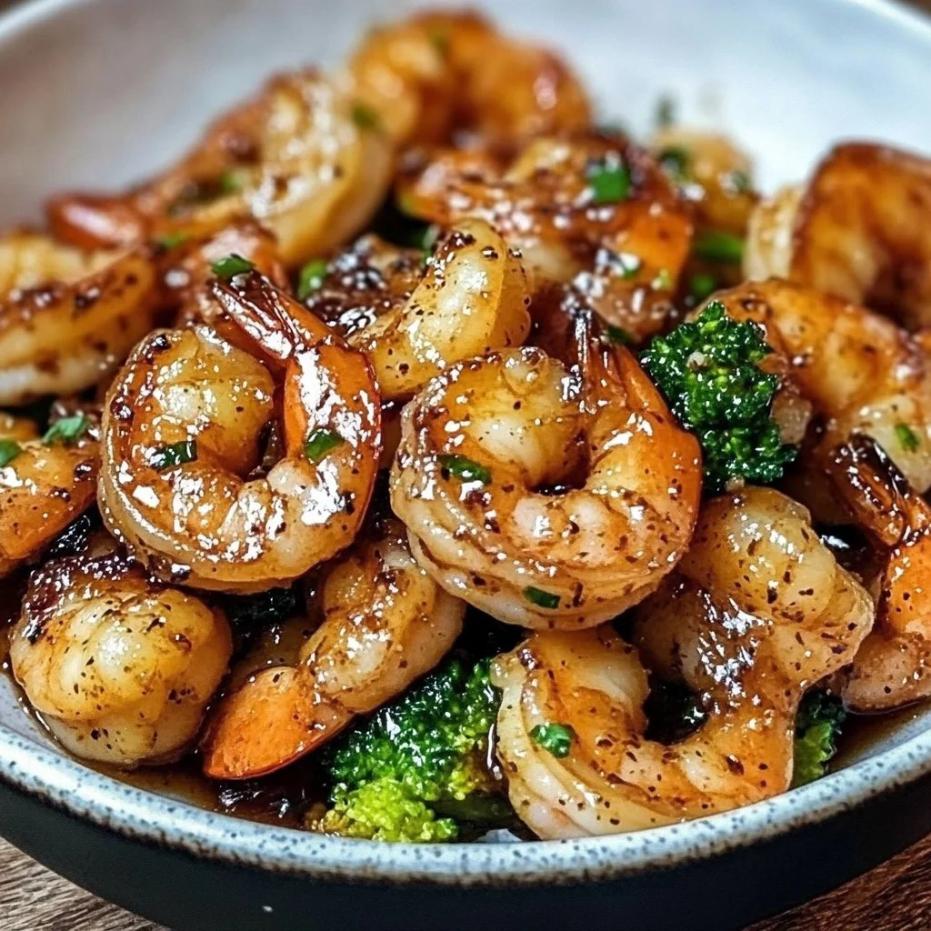High-Protein Honey Garlic Shrimp