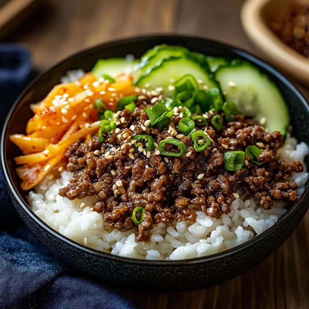 Korean Ground Beef Bowl