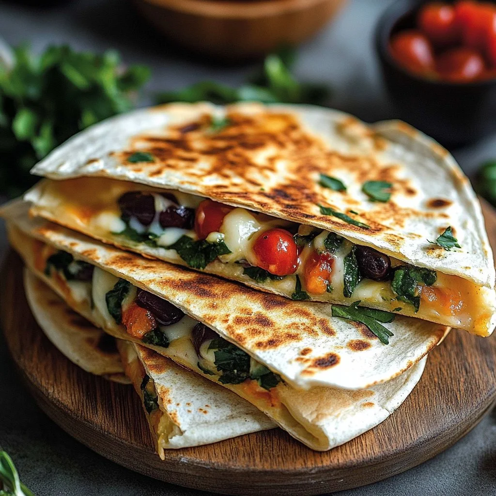 Mediterranean Quesadillas 1 Mediterranean Quesadillas