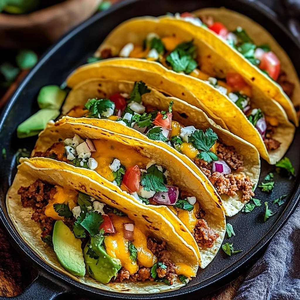 Oven-Baked Cheesy Tacos 1 Oven-Baked Cheesy Tacos