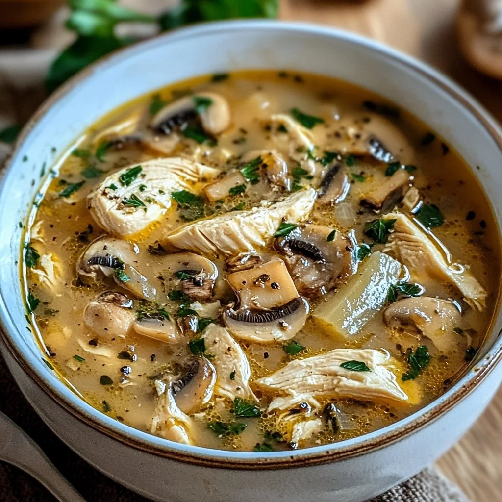 Rotisserie Chicken Mushroom Soup 1 Rotisserie Chicken Mushroom Soup