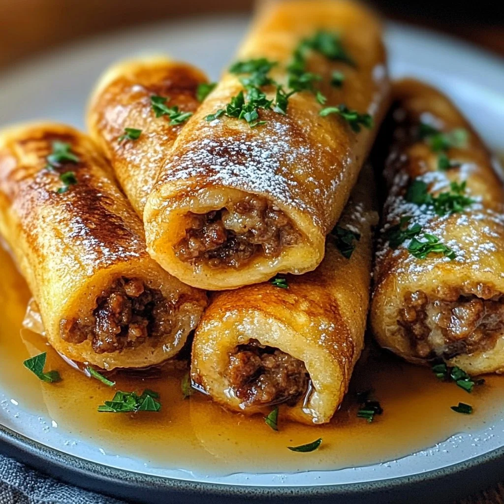 Sausage French Toast Roll-Ups