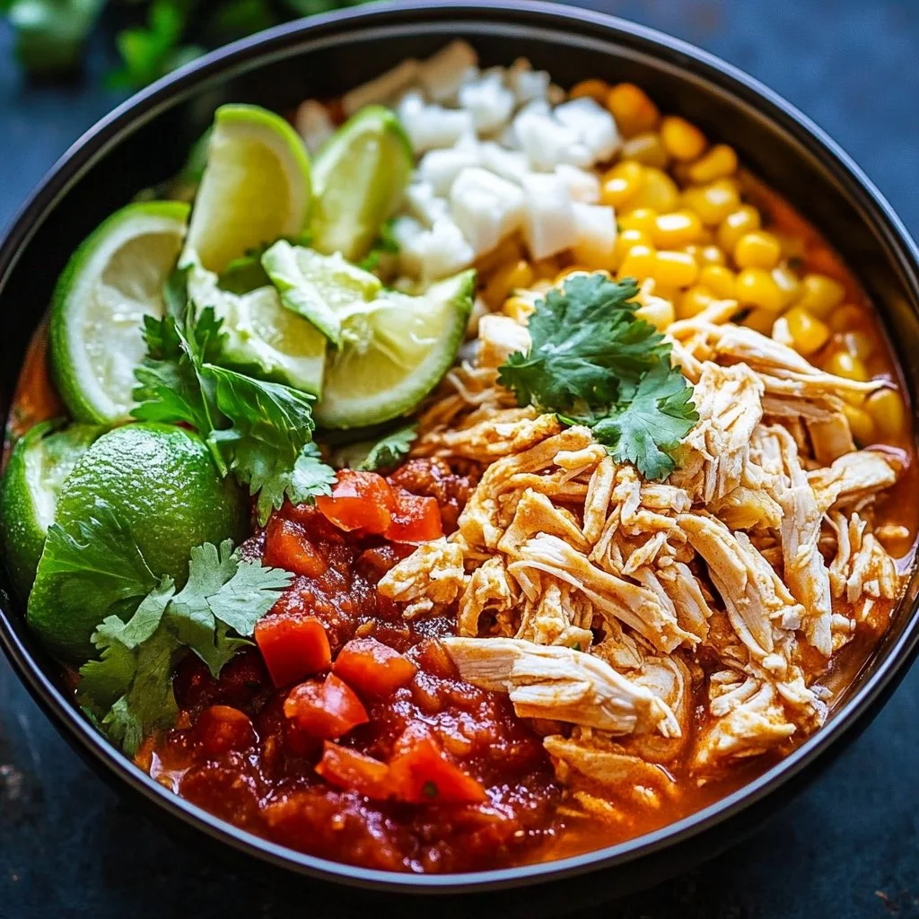Slow Cooker Chicken Burrito Bowl 1 Slow Cooker Chicken Burrito Bowl