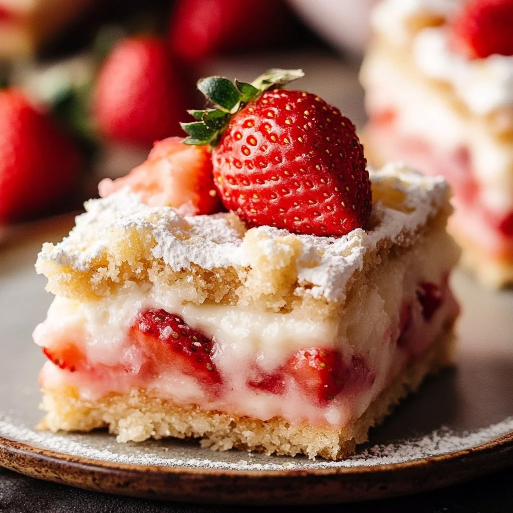 Strawberry Shortcake Bars 1 Strawberry Shortcake Bars