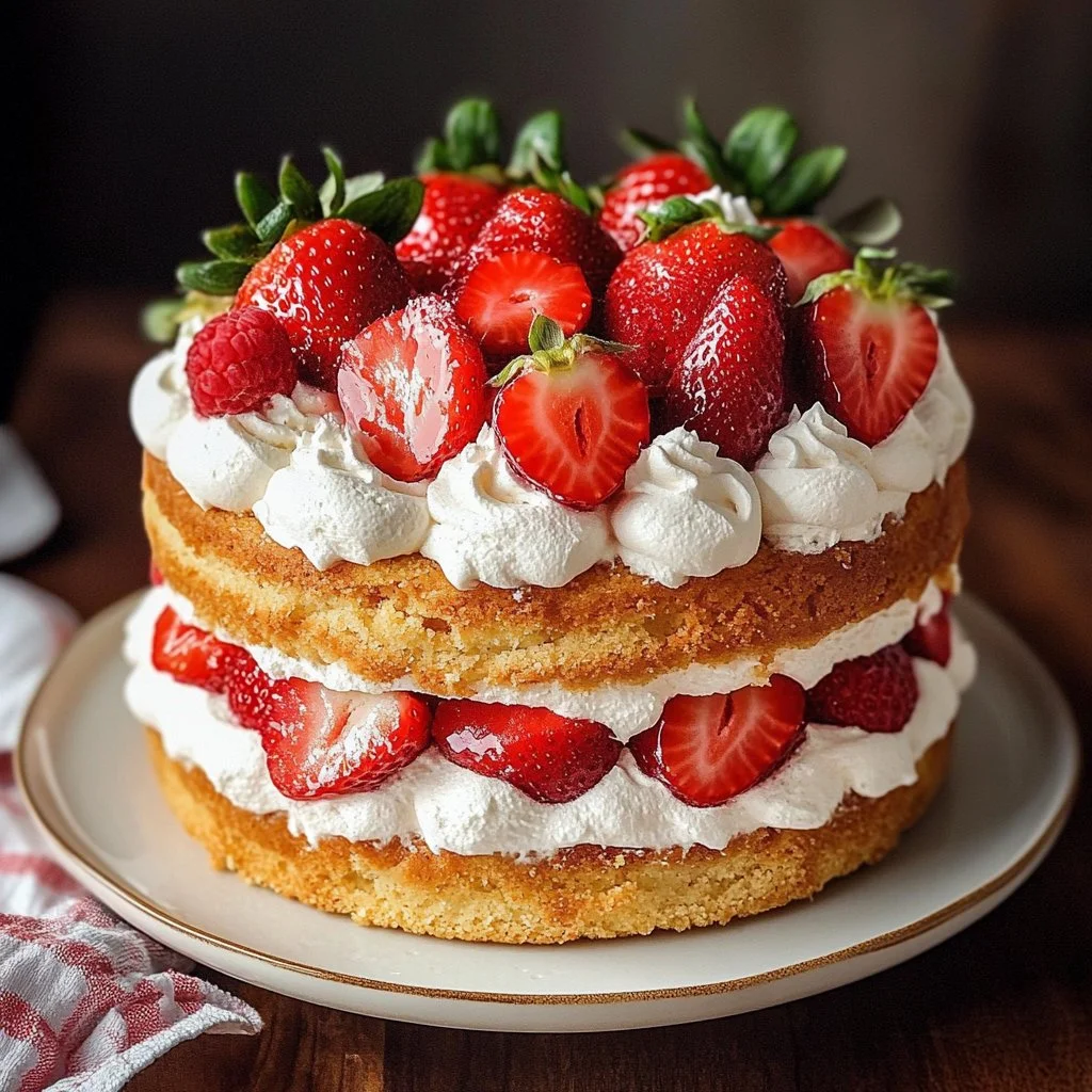 Strawberry Shortcake Cake 1 Unforgettable Strawberry Shortcake Cake