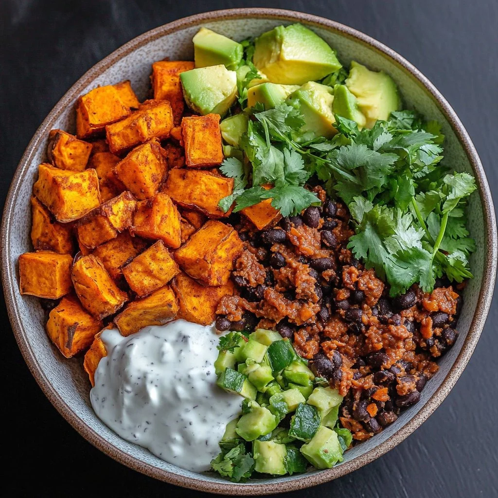 Sweet Potato Taco Bowl 1 Sweet Potato Taco Bowl