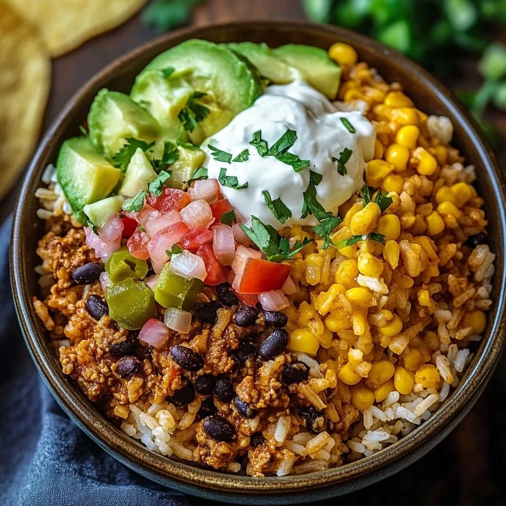 Taco Rice Bowl 1 Taco Rice Bowl