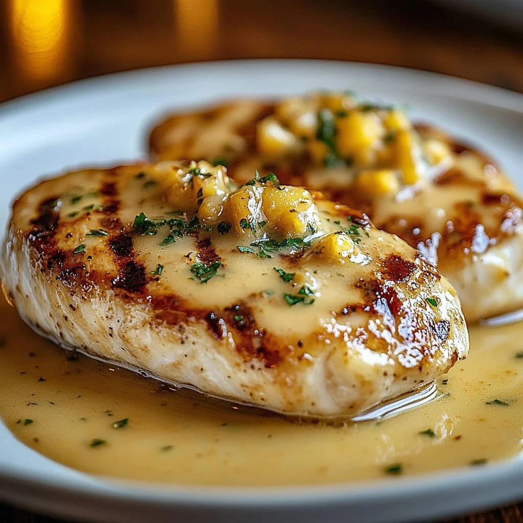 Texas Roadhouse Smothered Chicken topped with cheese and savory sauces