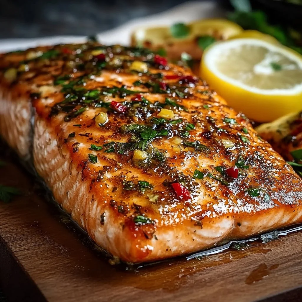Texas Roadhouse-Style Baked Salmon 1 Texas Roadhouse-Style Baked Salmon
