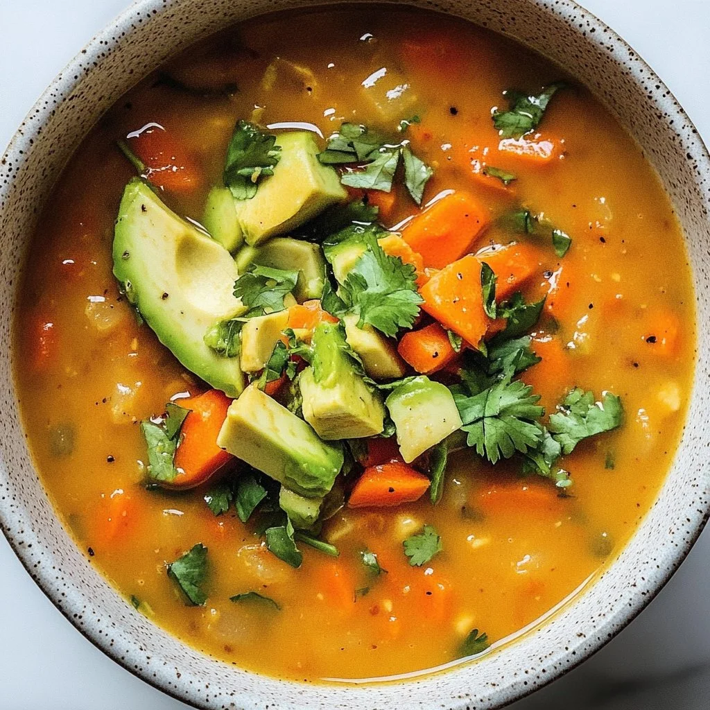 A bowl of creamy white chicken chili topped with cilantro and jalapeños